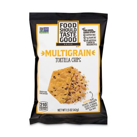 Vistar Of Illinois FoodSTGood, TORTILLA CHIPS, MULTIGRAIN WITH SEA SALT, 1.5 OZ, 24PK 81233